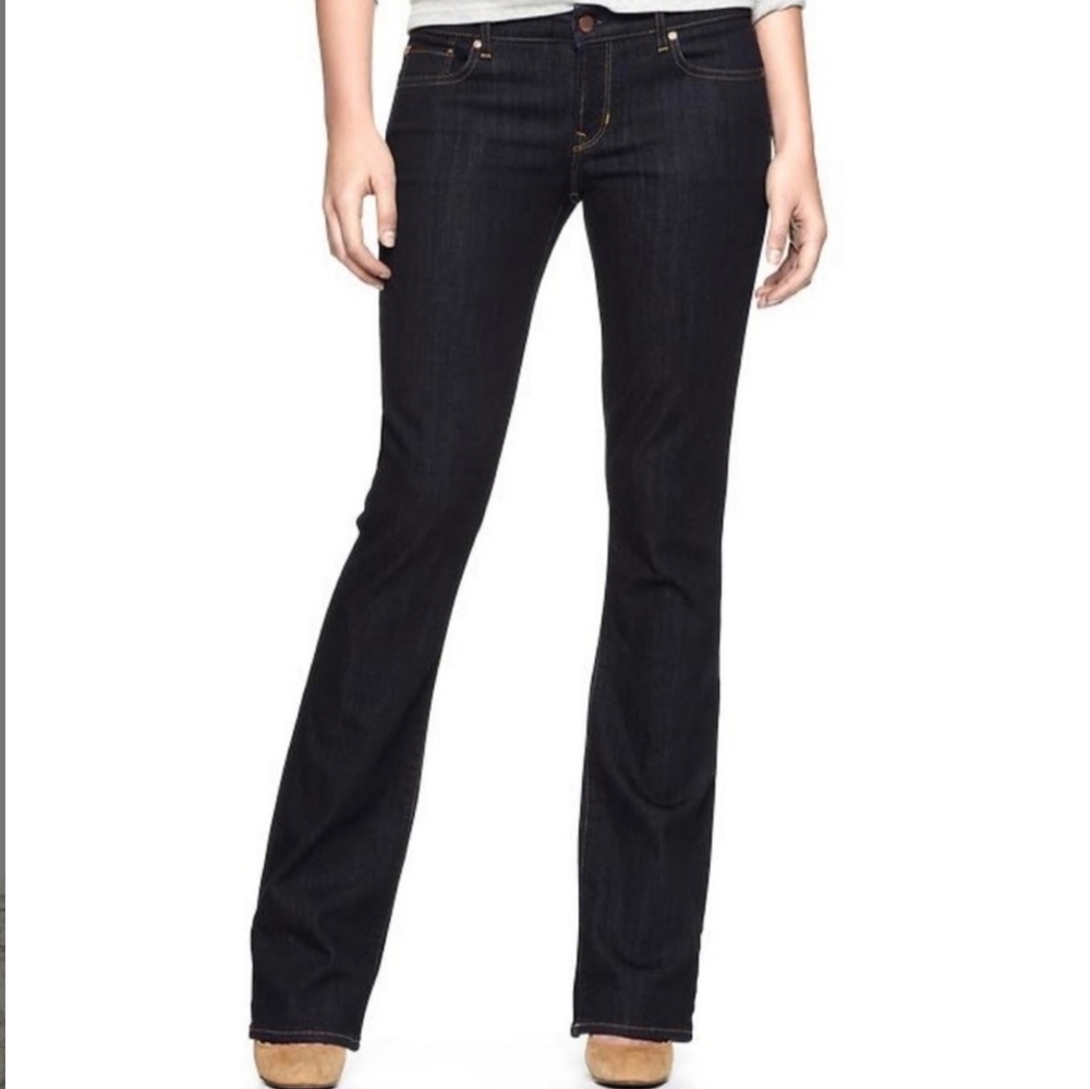 Gap 1969 Dark Indigo Wash Sexy Boot Cut Jeans 6
